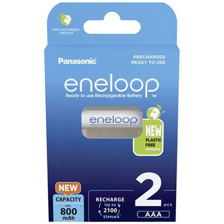 Panasonic Baterie akumulatorowe ENELOOP BK-4MCDE/2BE AAA, 800 mAh, 2 szt.